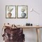Stupell Industries Palms in Rattan Planters 2 pc Framed Floater Canvas Wall Art Set Design by Kim Allen